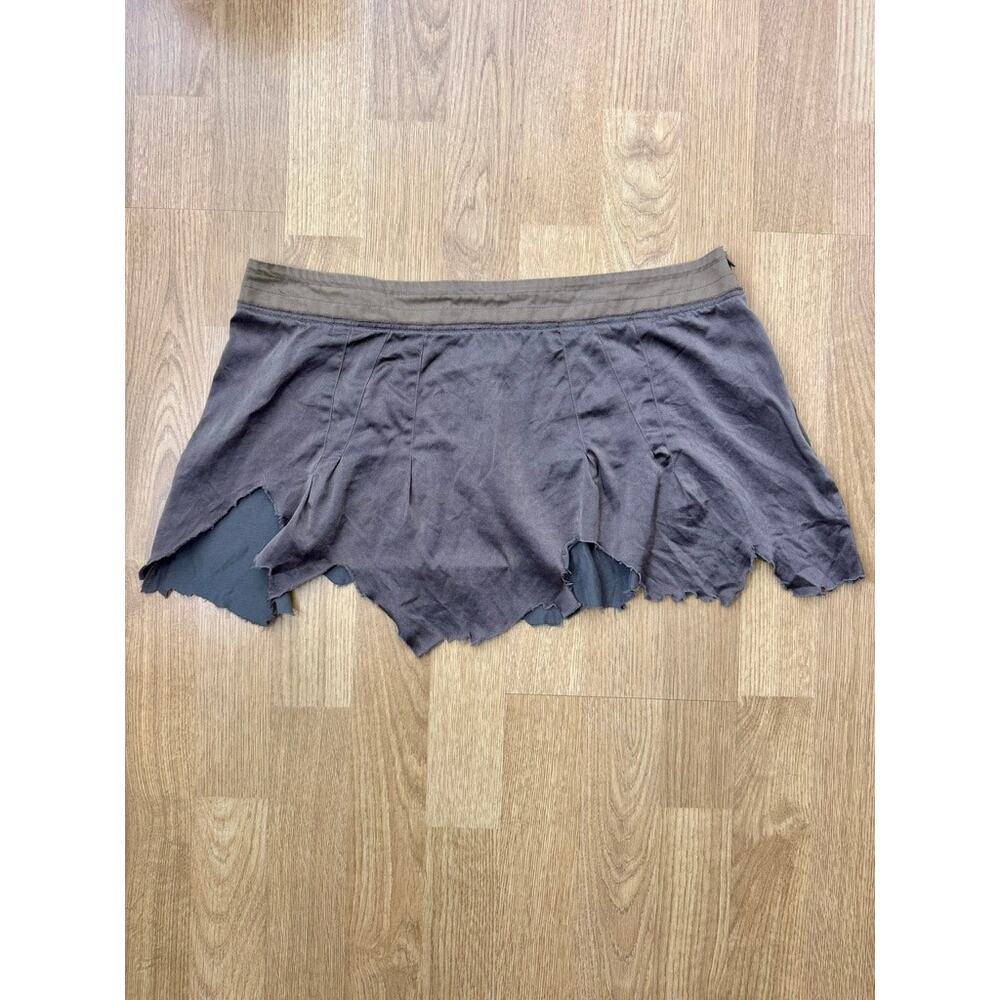 Upcycled Margaret OLeary Mocha Satin Skirt Sz M Whimsygoth Fairy Pirate Ballet